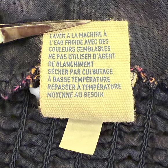 American Eagle Outfitters Y2K Floral Cropped Hippie Boho Festival Babydoll Top S - Picture 7 of 8